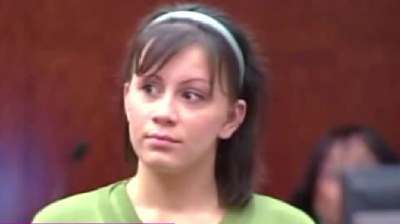 Christine Paolilla sitting in court