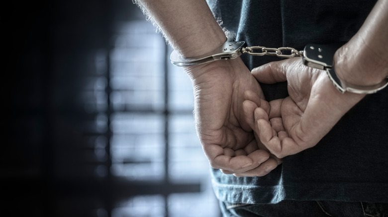 man in handcuffs