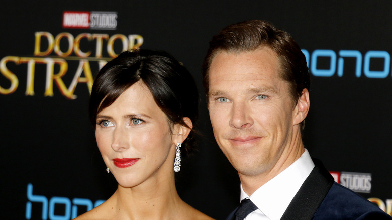 Benedict Cumberbatch with wife Sophie Hunter