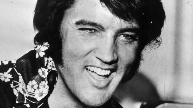 Elvis Presley smiling