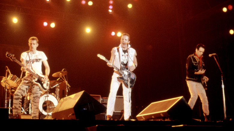 The Clash performing in 1983