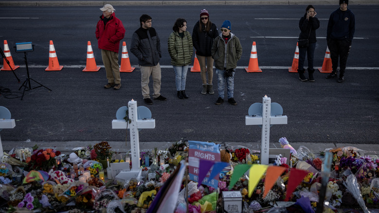 Mourners at Club Q mass shooting 