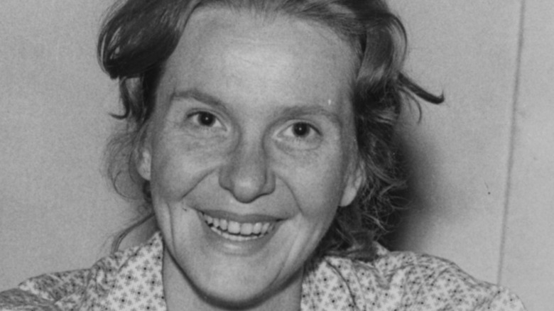 Geraldine Page smiling for portrait
