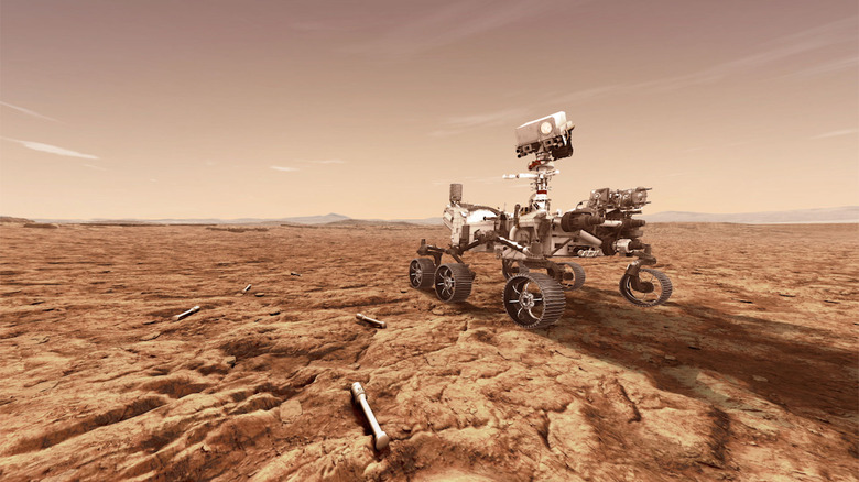 perseverance rover on Mars surface