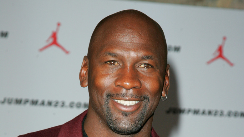 Michael Jordan smiling