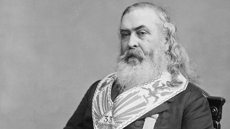 Albert Pike Freemason portrait