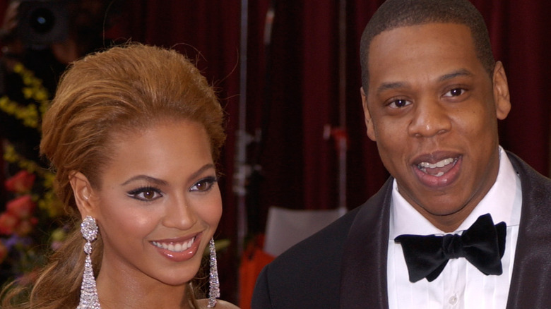 Beyoncé and Jay-Z in formal attire