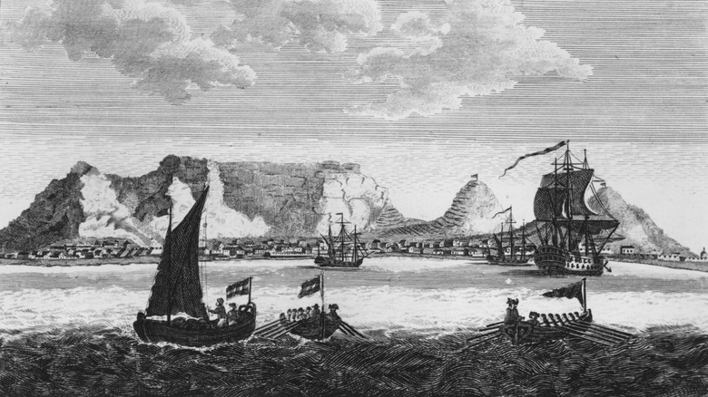 Cape of good hope and ships