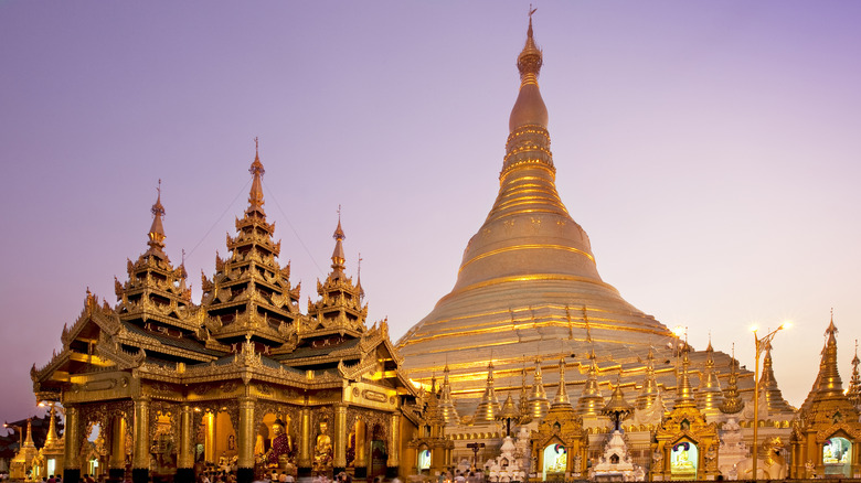 Pagoda in Yangon Myanmar