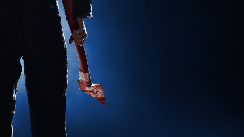 Man with hatchet 