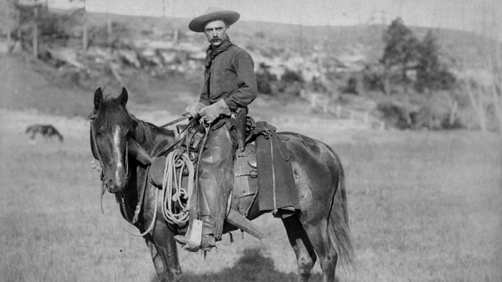 A cowboy circa 1888