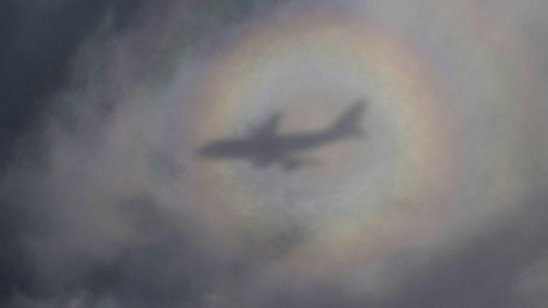 Air Force One's shadow