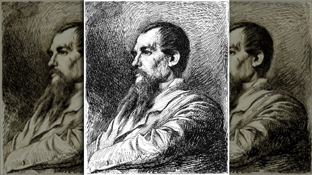 Period engraving of Sir Richard Burton