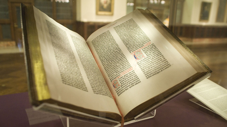 Gutenberg Bible, Lenox Copy, in New York