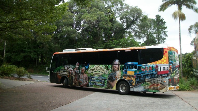 tour bus in Australia