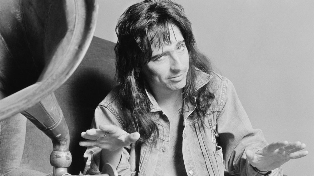 Alice with phonograph circa 1970s
