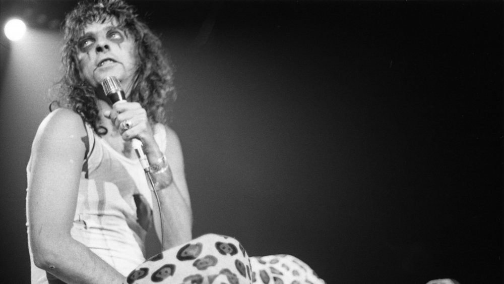 Alice Cooper onstage 