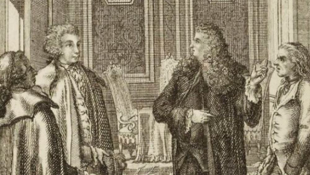 Casanova being placed under arrest
