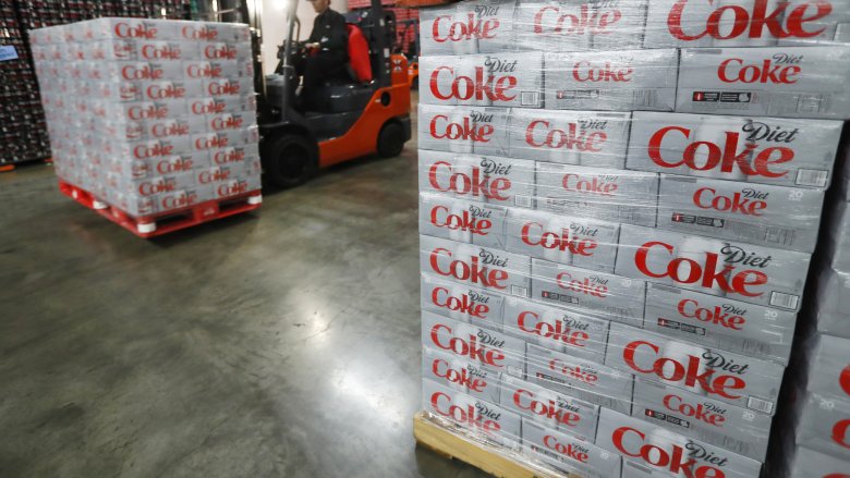 lots of diet coke