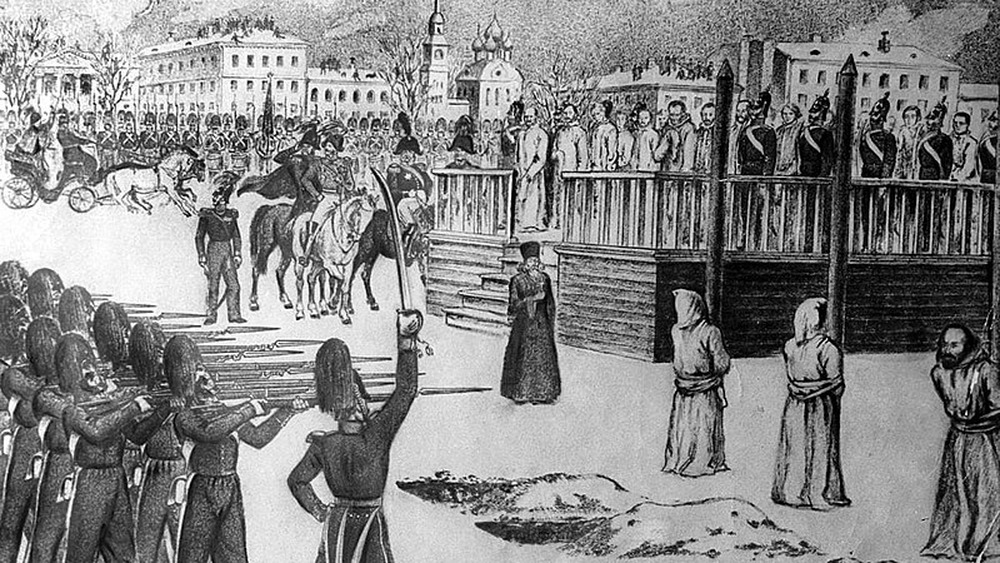 Petrashevsky Circle execution