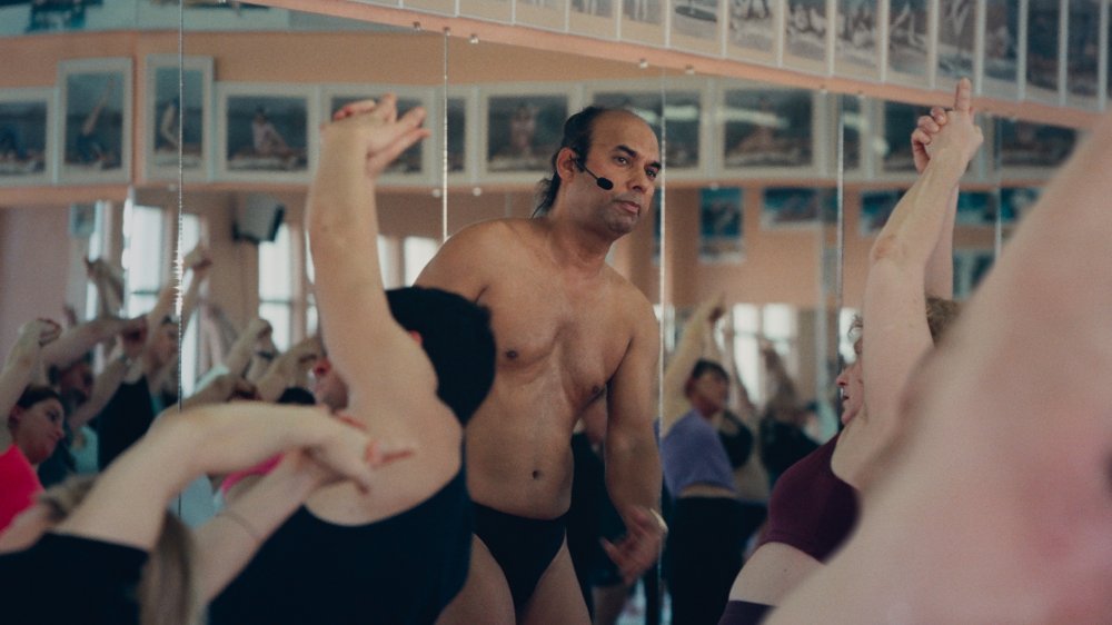 Bikram Choudhury yoga class