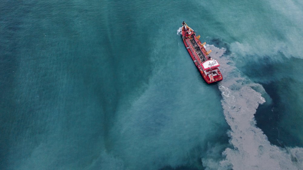 ocean dredging for sand