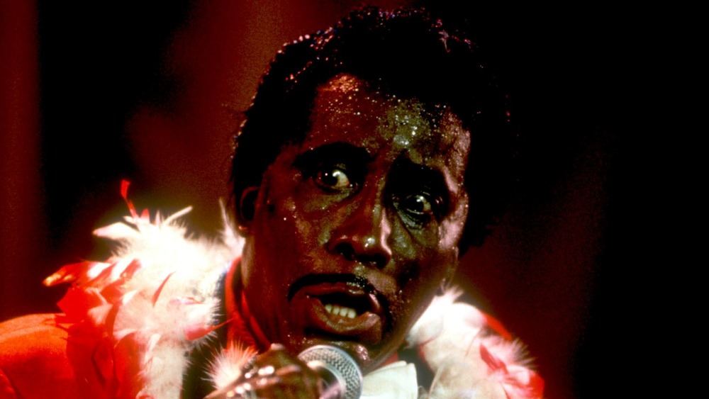 Screamin' Jay Hawkins performs at the Chicago Blues Festival in 1996