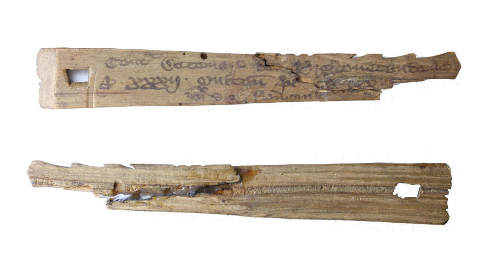 Medieval split tally sticks