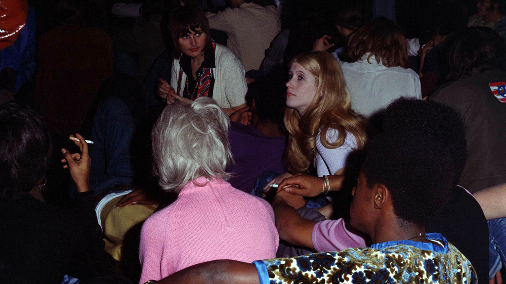 photo of a group of people sitting
