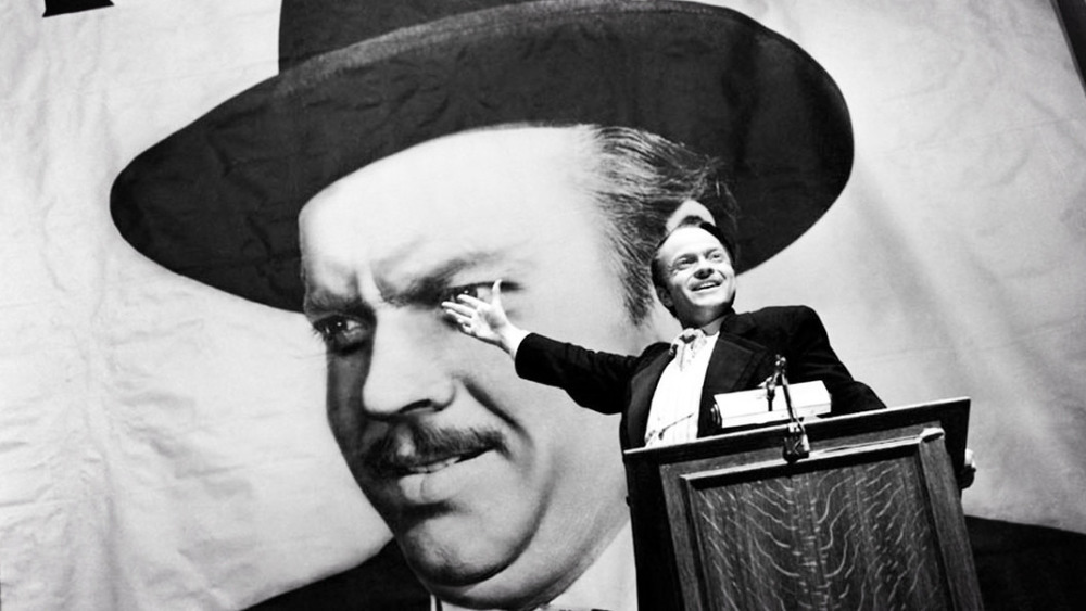 Orson Welles as Charles Foster Kane in Citizen Kane