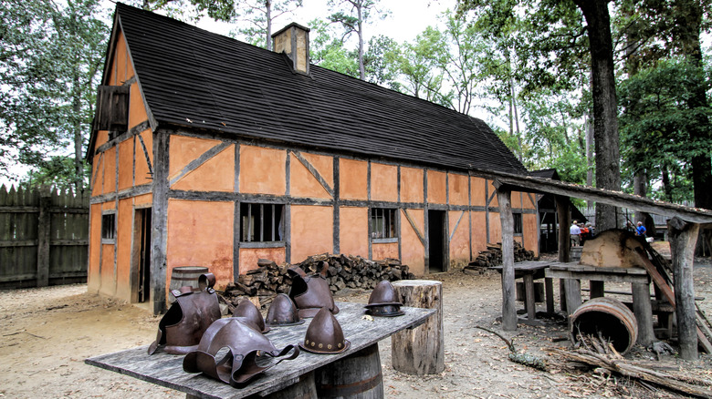 Jamestown historical building