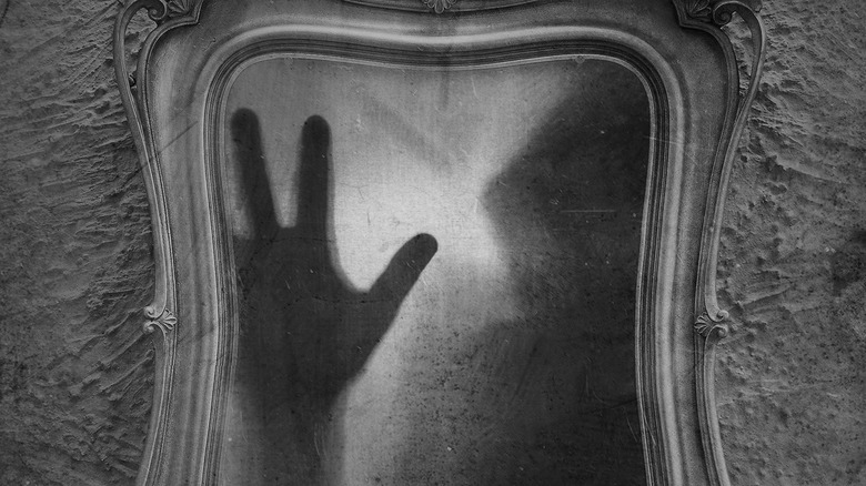 Ghost in mirror