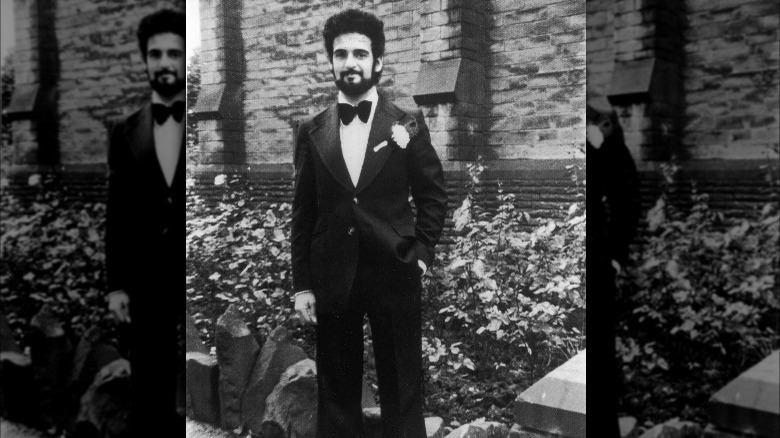 Peter Sutcliffe on his wedding day