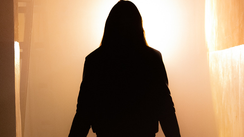 Serial killer in shadows