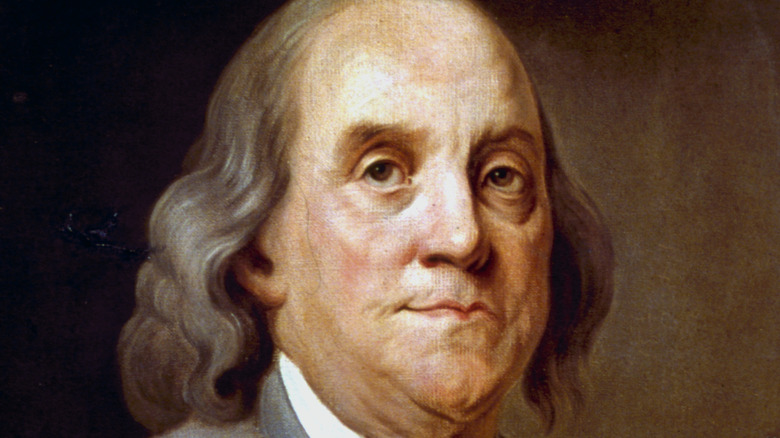Portrait of Benjamin Franklin 