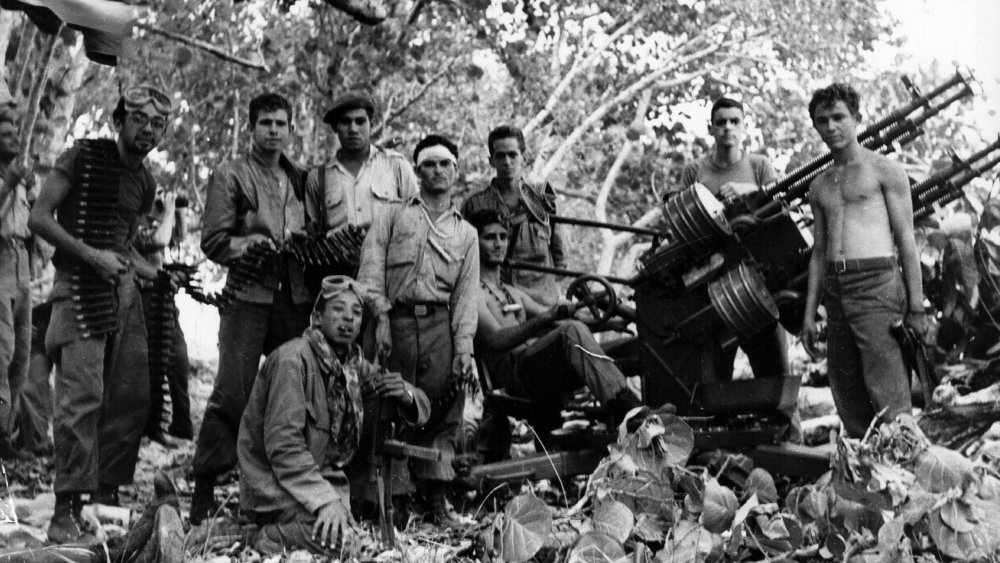 Cuban soldiers after Bay of Pigs invasion