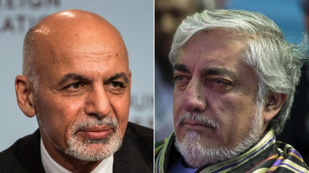 Ashraf Ghani and Abdullah Abdulla