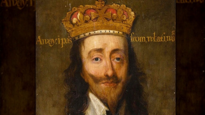 Painting of Charles I crowned