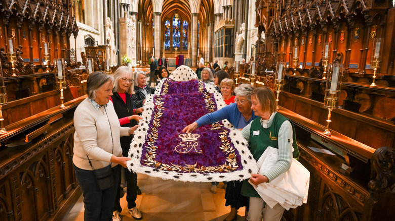 Photo of coronation robe