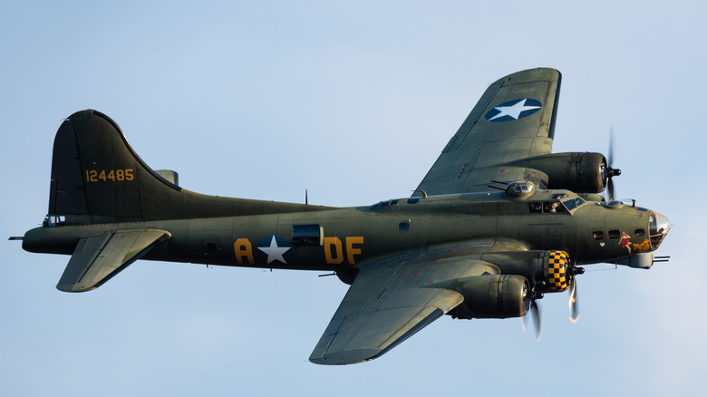 a B-17 bomber 