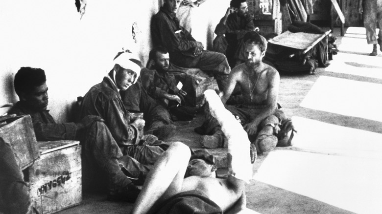 Injured American prisoners of war