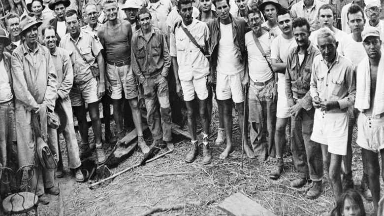 Freed American prisoners of war