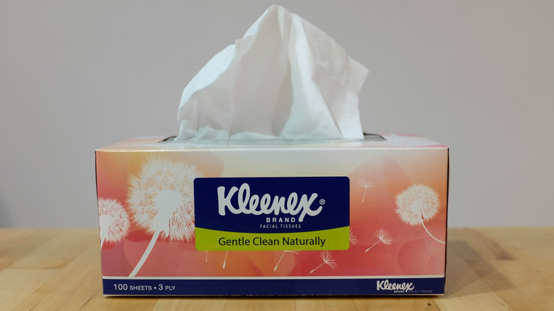 Box of Kleenex tissues