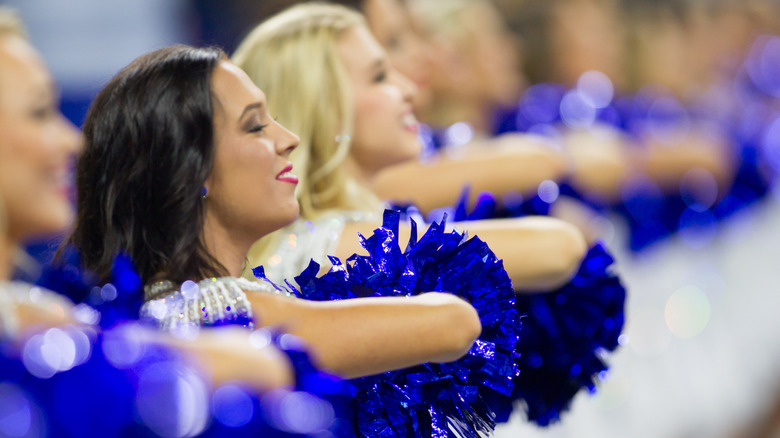 Indianapolis Colts cheerleaders performing