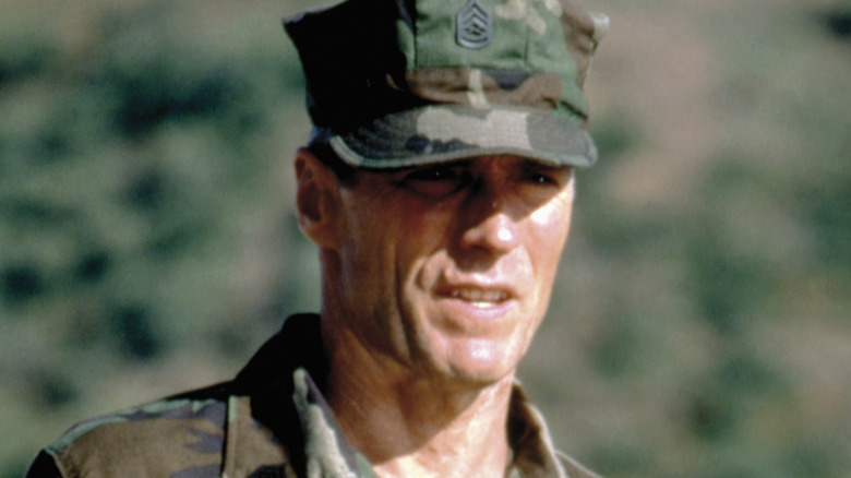 clint eastwood in fatigues in heartbreak ridge