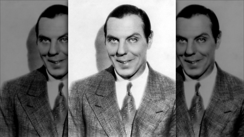Karl Dane poses