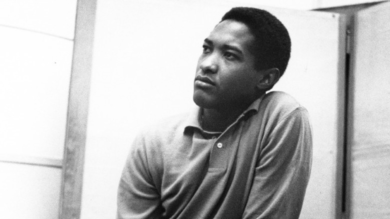 Sam Cooke looking pensive