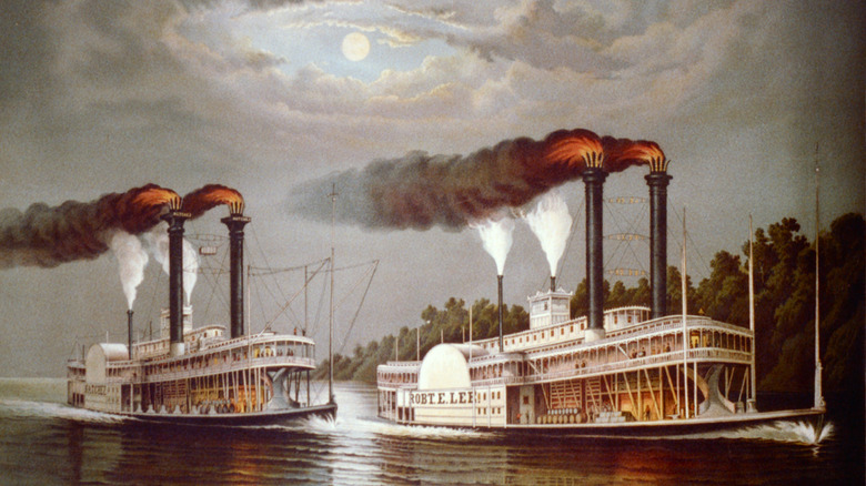 steamboats racing