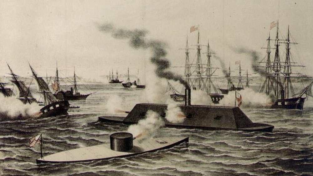 Civil War Ironclad battle