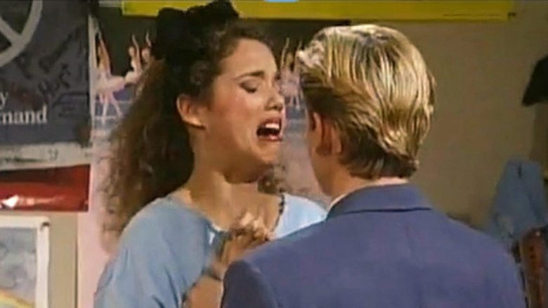 Elizabeth Berkley and Mark-Paul Gosselaar